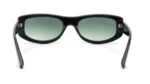 Green Colored Lens Oval Shaped Sunglasses for Women - Image 4