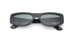 Green Colored Lens Oval Shaped Sunglasses for Women - Image 6