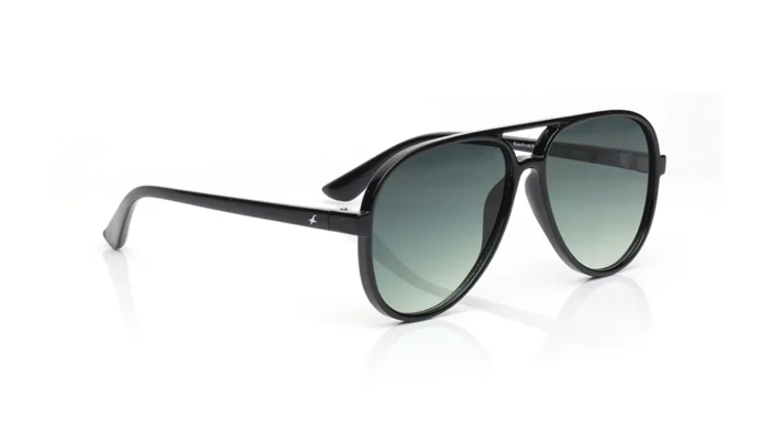 Green Colored Lens Aviator Shaped Sunglasses P532GR2V - Image 2