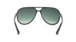Green Colored Lens Aviator Shaped Sunglasses P532GR2V - Image 4