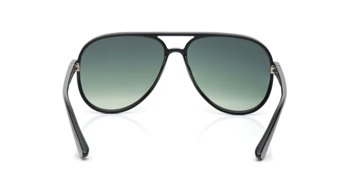 Green Colored Lens Aviator Shaped Sunglasses P532GR2V - Image 4