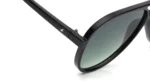 Green Colored Lens Aviator Shaped Sunglasses P532GR2V - Image 5