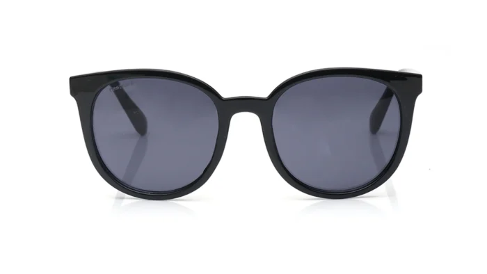 Smoke Colored Lens Round Shaped Sunglasses for Women - Image 1