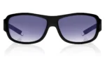 Black Wraparound Men Sunglasses (P089BK1|61)