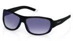 Black Wraparound Men Sunglasses (P089BK1|61) - Image 3