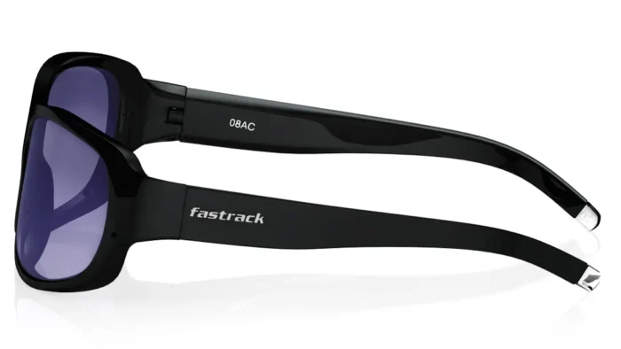 Black Wraparound Men Sunglasses (P089BK1|61) - Image 4