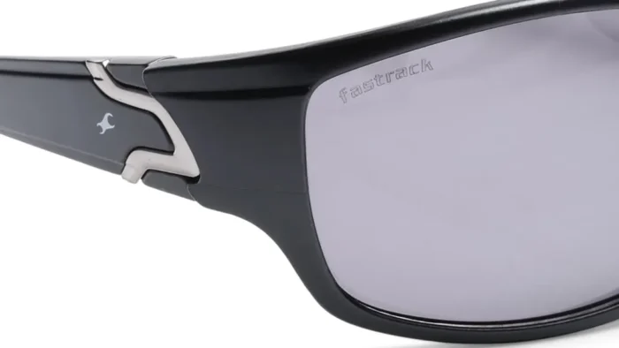 Black Sporty Polarized Sunglasses for Men - Image 5