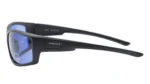 Black Wraparound Men Sunglasses (P427BU4|63) - Image 3