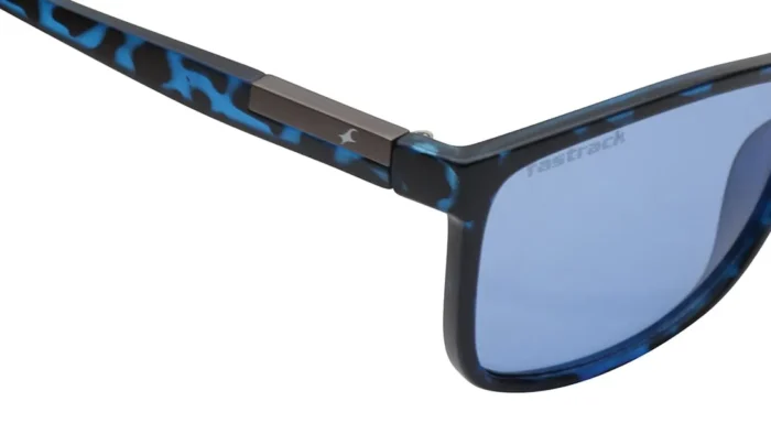 Blue Square Rimmed Sunglasses(P429BU11V) - Image 5