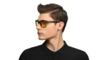 Black Wayfarer Men Sunglasses (P449YL5T|56) - Image 2