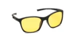 Black Wayfarer Men Sunglasses (P449YL5T|56) - Image 3