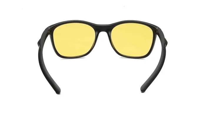 Black Wayfarer Men Sunglasses (P449YL5T|56) - Image 5