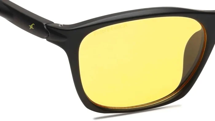 Black Wayfarer Men Sunglasses (P449YL5T|56) - Image 6