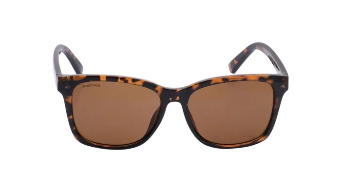 Brown Rectangle Polarized Sunglasses for Women - Image 1