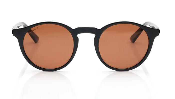 Brown Round Polarized Sunglasses for Men and Women - Image 1
