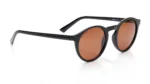 Brown Round Polarized Sunglasses for Men and Women - Image 2