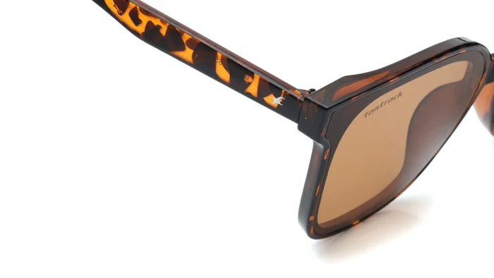 Brown Colored Lens Wayfarer Shaped Sunglasses for Women - Image 4