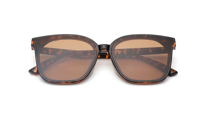 Brown Colored Lens Wayfarer Shaped Sunglasses for Women - Image 3