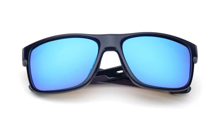 Blue Wayfarer Polarized Sunglasses for Men - Image 6