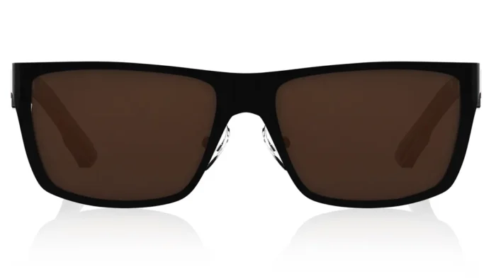 Brown Wayfarer Polarized Sunglasses for Men - Image 2