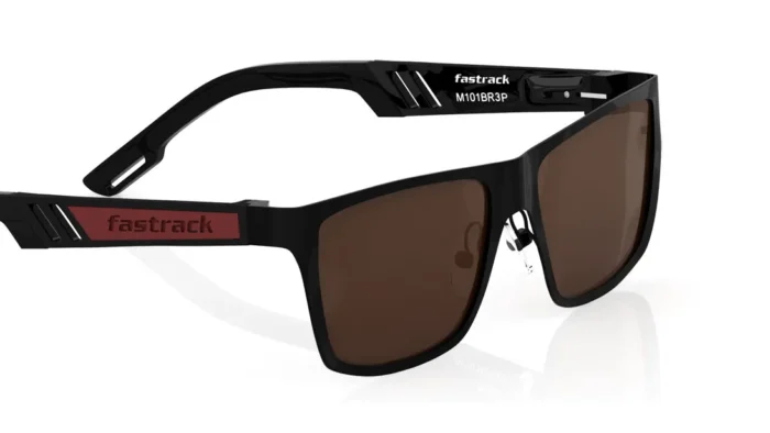Brown Wayfarer Polarized Sunglasses for Men - Image 6