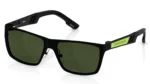 Black Wayfarer Men Sunglasses (M101GR2|57) - Image 4