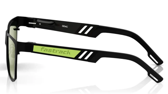 Black Wayfarer Men Sunglasses (M101GR2|57) - Image 3