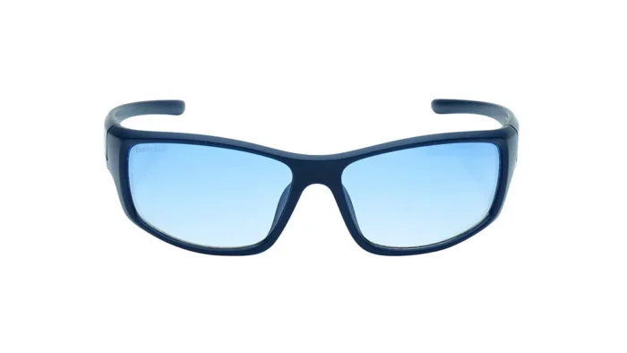 Blue Sporty Rimmed Sunglasses(P427BU11V) - Image 7