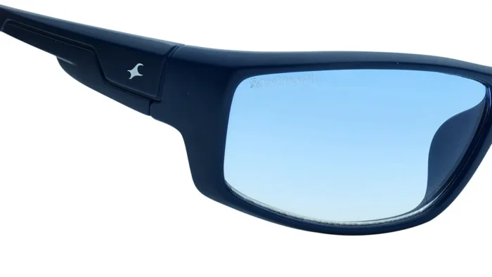Blue Sporty Rimmed Sunglasses(P427BU11V) - Image 3