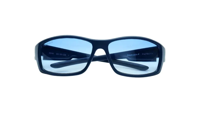 Blue Sporty Rimmed Sunglasses(P427BU11V) - Image 2