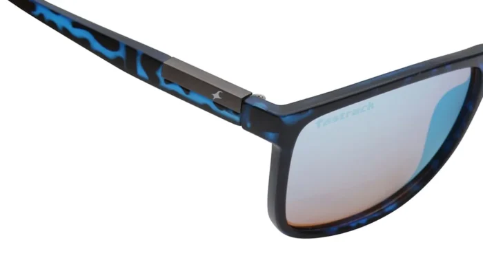 BLUE WITH Brown Square Rimmed Sunglasses(P429BR9V) - Image 3